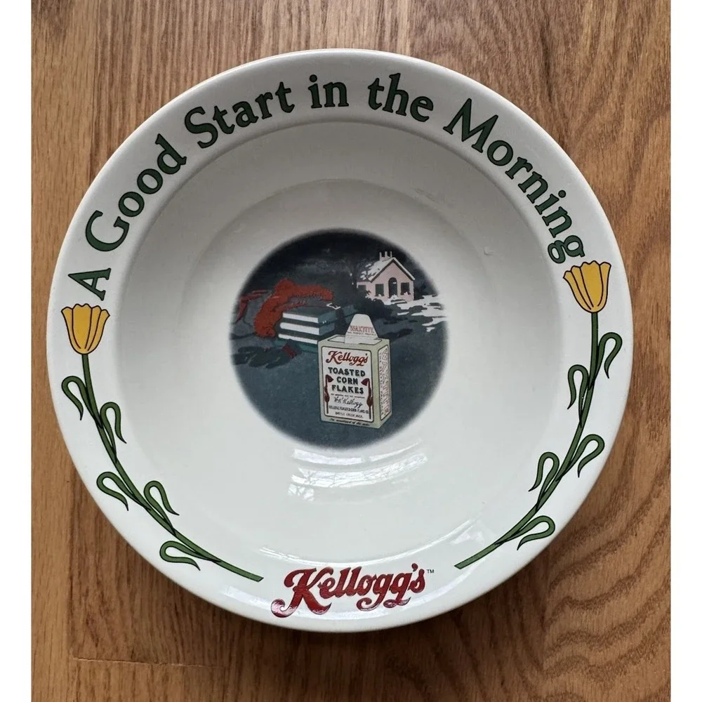 Vintage 1996 Kellogg's 90th Anniversary Cereal Bowls -‎ Set of 3 (#1, #2, #3)